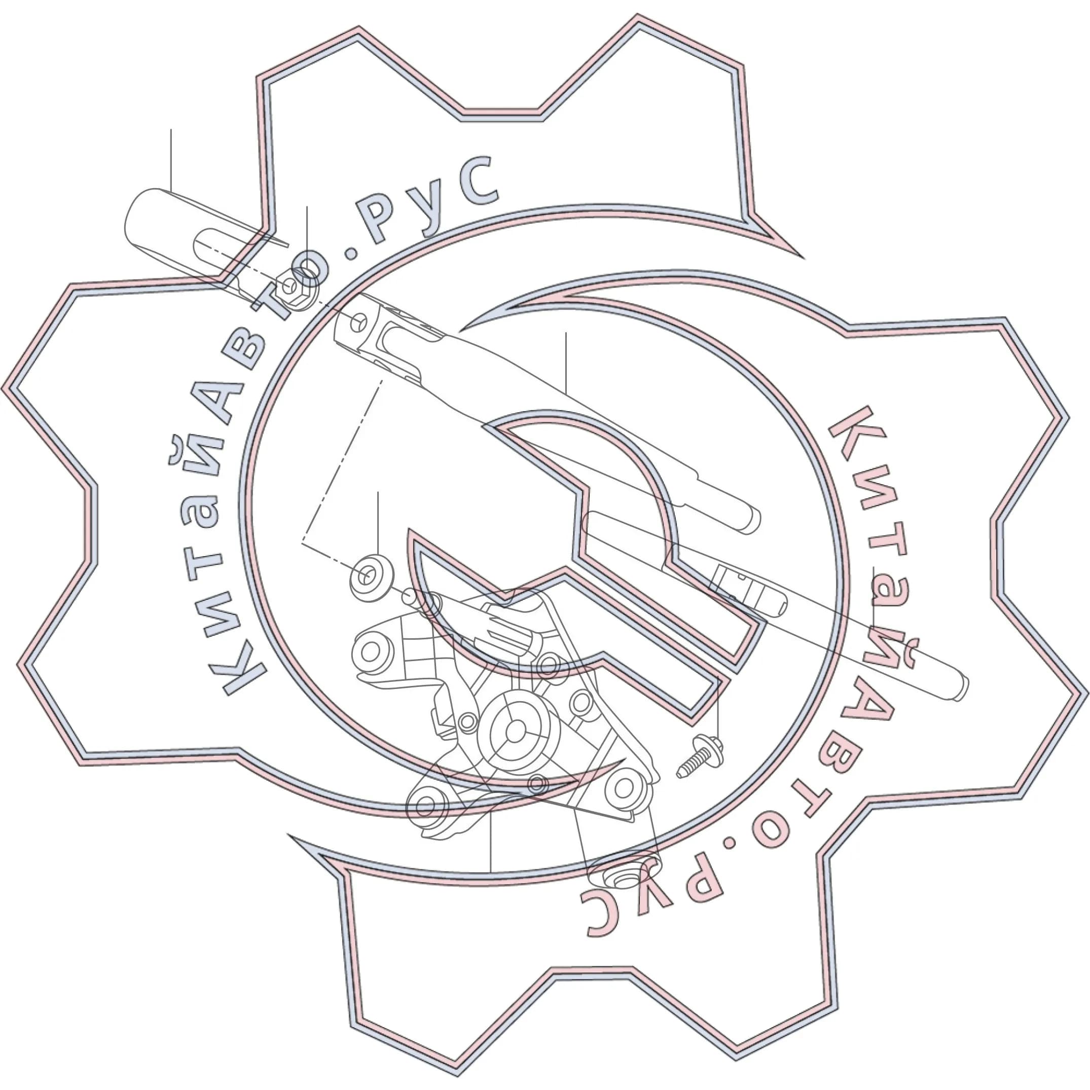 Схема: Стеклоочиститель задний
