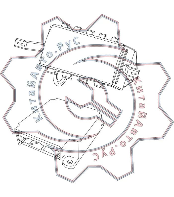 Схема Подушка пассажира Airbag